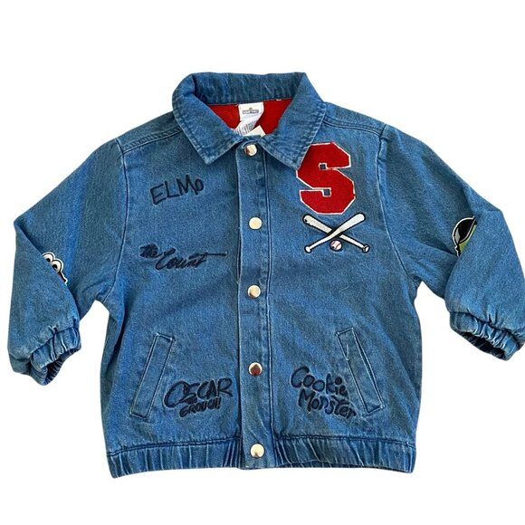 Sesame Street Toddler Denim Jacket Size 5T New - Picture 5 of 9